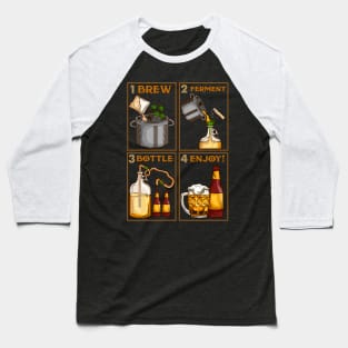 Home Brewing Gift for a Craft Beer Lover graphic Baseball T-Shirt